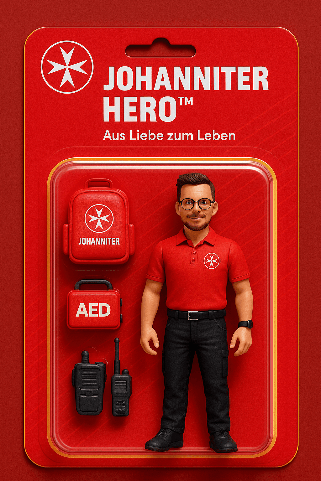 Johanniter Action Figur